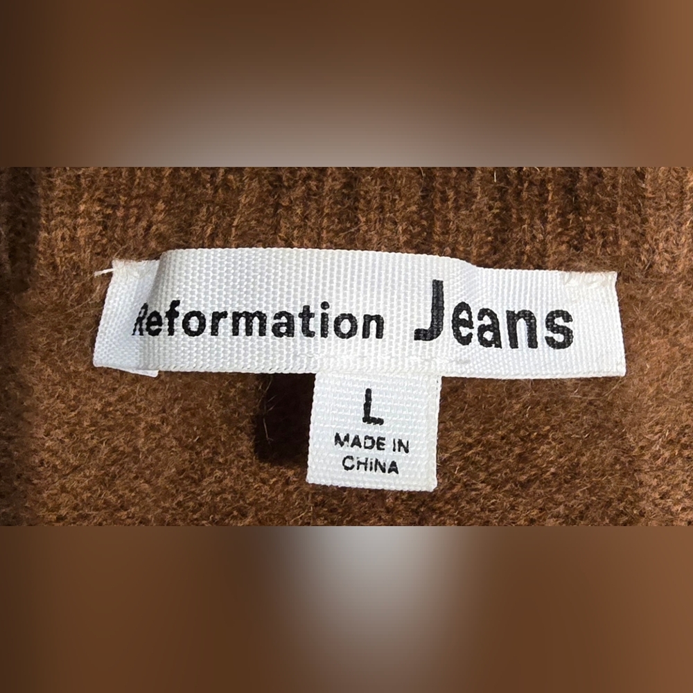 Reformation Cashmere Sweater Size Large - Picture 3 of 6